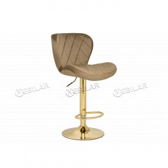 Стул барный Porch Dark Beige Golden Стул барный Porch Dark Beige Golden