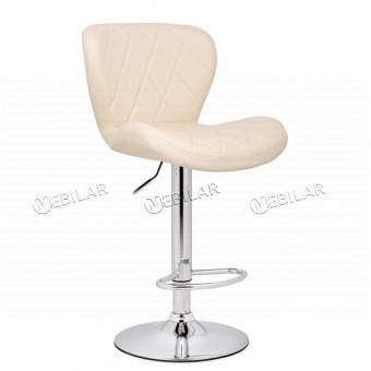 Стул барный Porch Beige Chrome Стул барный Porch Beige Chrome