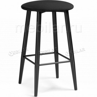 Барный стул Гангток катания черный матовый Барный стул Гангток катания черный матовый